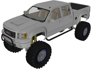 GMC Sierra [Lifted] 3D Model preview
