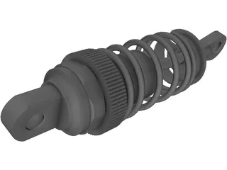 RC Car Model Shock Absorber 3D Model preview