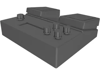 Boss DD-20 Guitar Pedal 3D Model preview