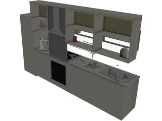 Kitchen 3D Model preview