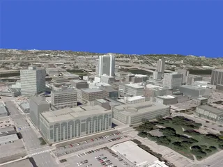 Cedar Rapids City 3D Model preview