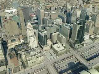 Cincinnati City 3D Model preview