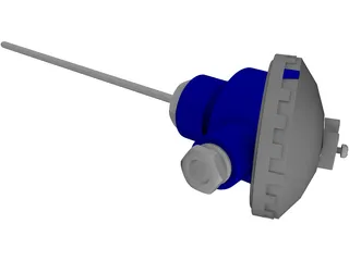 Temperature Probe 3D Model preview
