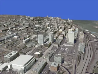 Tacoma City 3D Model preview