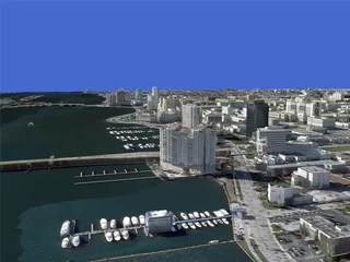 West Palm Beach City 3D Model preview