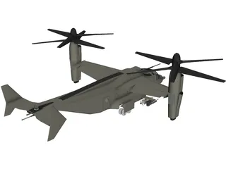 Bell-Boeing V-22 Osprey 3D Model preview
