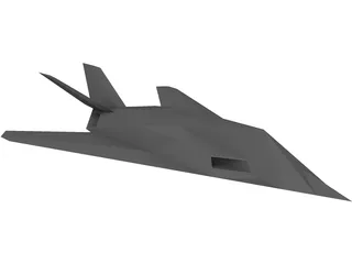 F-117 3D Model preview