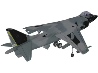 BAE AV-8A 3D Model preview
