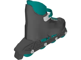 Roller Skate AZ-912 Yonex 3D Model preview