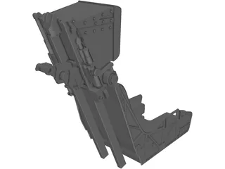 F-18 Seat 3D Model preview