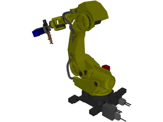 Fanuc R-2000 Robot Arm 3D Model preview