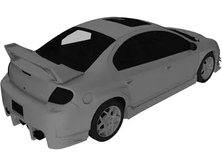 Dodge Neon SRT4 3D Model preview