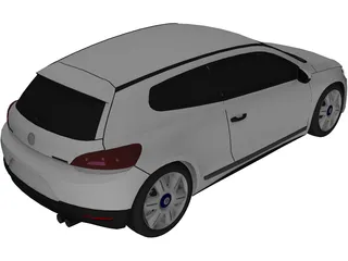 Volkswagen Scirocco (2008) 3D Model preview