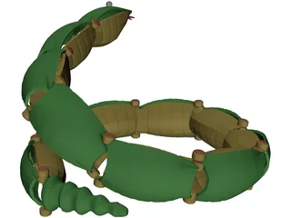 Snake 3D Model preview
