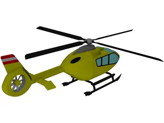 Eurocopter EC-135 3D Model preview