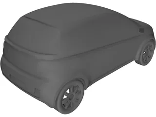 Toyota Yaris Concept (1996) 3D Model preview