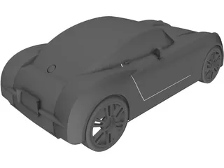 Dodge Razor Concept (2004) 3D Model preview