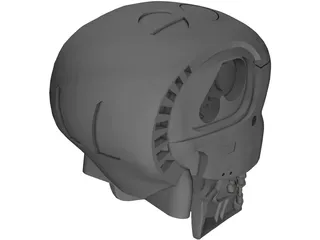 Terminator Head 3D Model preview