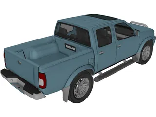 Nissan Navara D22 Turbo Pickup 3D Model preview
