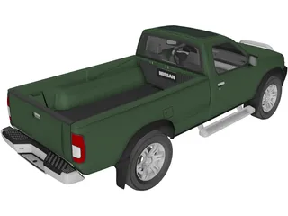 Nissan Navara D22 DX 4X4 3D Model preview