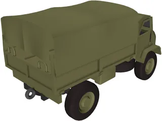 Mercedes-Benz Unimog 404 3D Model preview