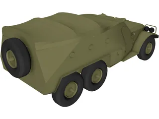 BTR 152 3D Model preview