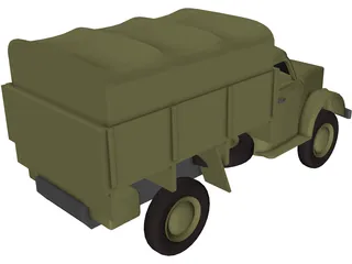 GAZ 63 3D Model preview