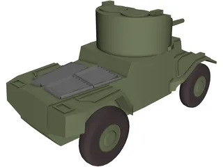 Panhar 178B 3D Model preview