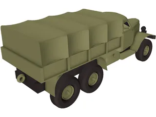 ZIL 157 3D Model preview