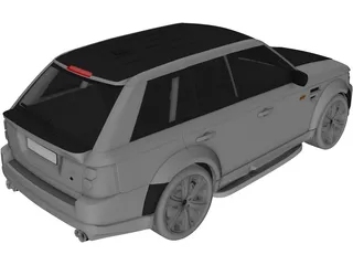 Range Rover Sport Kahn Tuning (2010) 3D Model preview