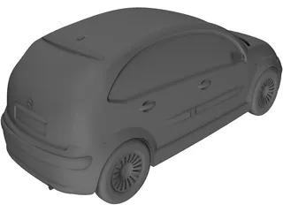 Citroen C3 3D Model preview