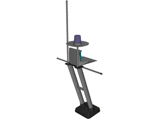 Boats Antenna 3D Model preview
