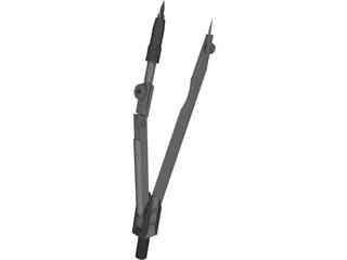 Drawing Compass 3D Model preview