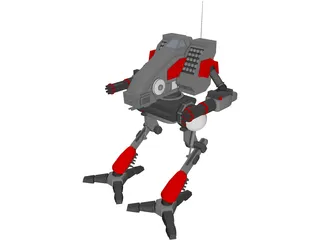 Vulture Mech 3D Model preview