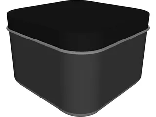 Drawn Metal Tin Can 3D Model preview