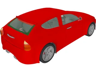 Sport Car Concept 3D Model preview