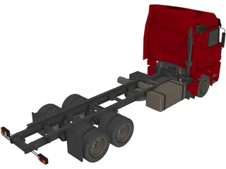 Mercedes-Benz Actros 3D Model preview
