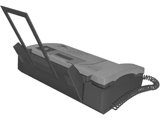 Sharp UX-BS60H Phone Fax Machine 3D Model preview