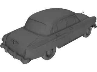 Gaz-21 Volga (1958) 3D Model preview
