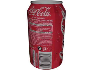 Coca Cola Coke Can 3D Model preview