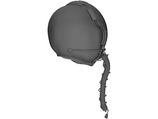 HGU-33 Air Crew Helmet 3D Model preview