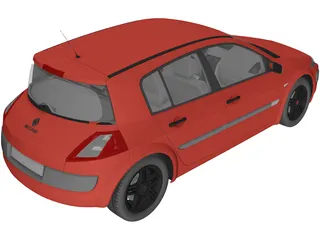 Renault Megane 3D Model preview