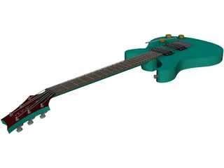 Paul Reed Smith Guitar 3D Model preview