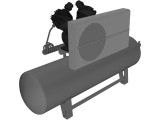 Hertz Compressor 3D Model preview
