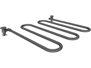Devon&Devon Towel-Warmer 3D Model preview