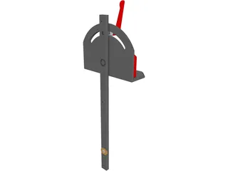 Craftsman Digital Miter Gauge 3D Model preview