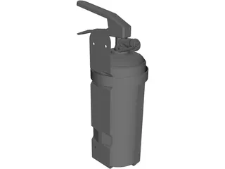 Fire Extinguiser 3D Model preview