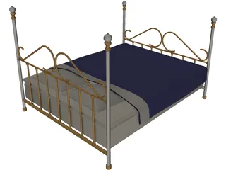 Bed 3D Model preview