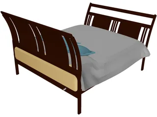 Bed 3D Model preview