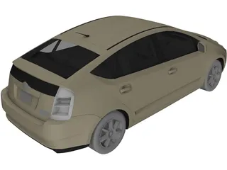Toyota Prius 3D Model preview